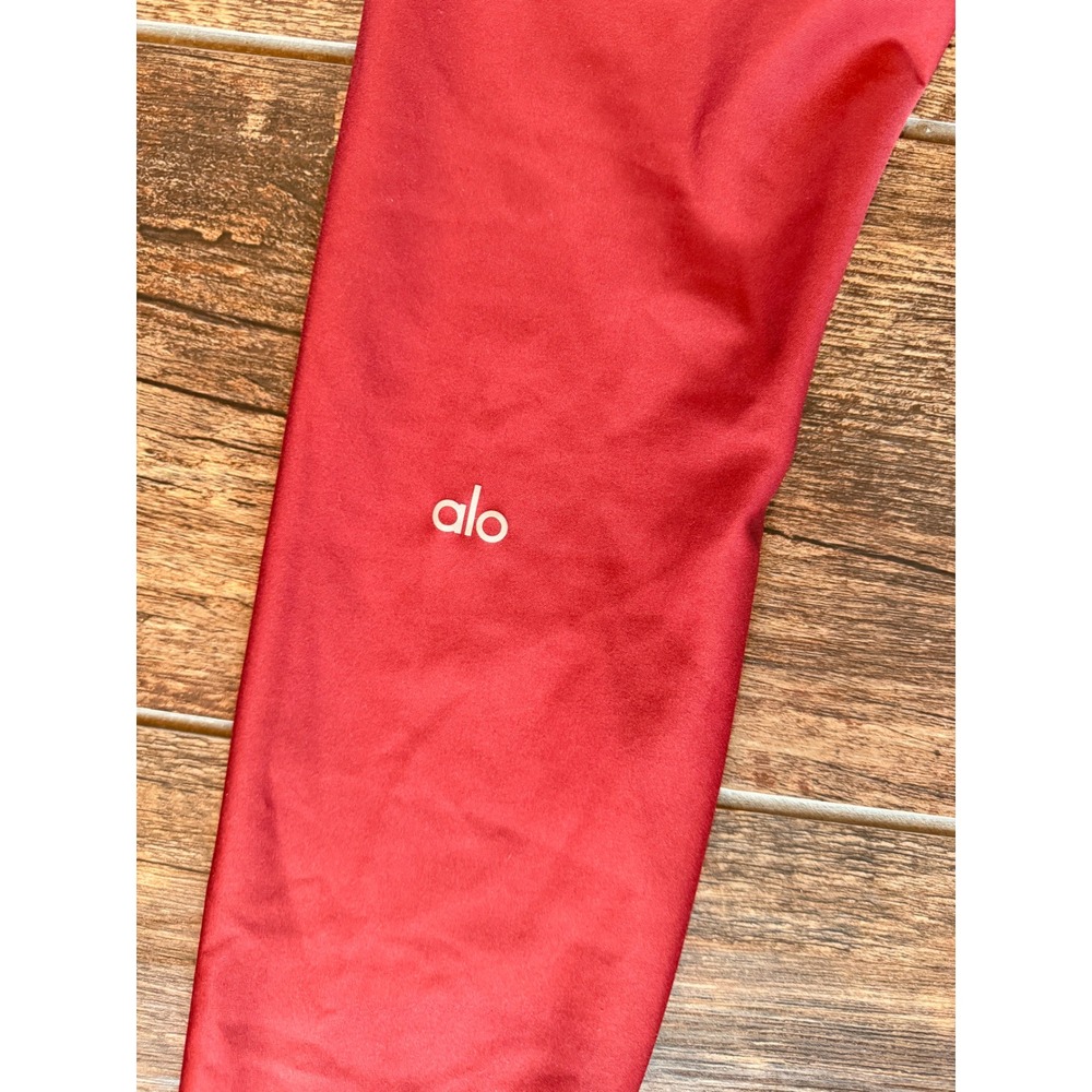 Alo Yoga High-Waist Airlift Leggings Summer Romance Red Size S - Picture 8 of 8